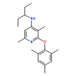 4-Pyridinamine,N-(1-ethylpropyl)-3,6-dimethyl-2-(2,4,6-trimethylphenoxy)-