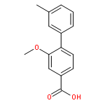 [1,1'-Biphenyl]-4-carboxylic acid, 2-methoxy-3'-methyl-