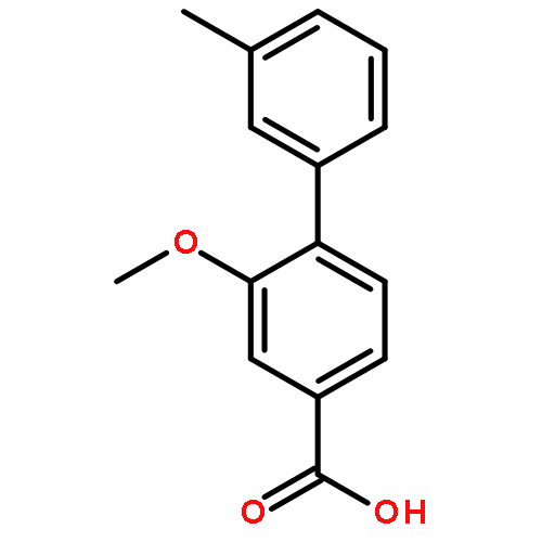 [1,1'-Biphenyl]-4-carboxylic acid, 2-methoxy-3'-methyl-