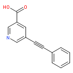 5-(Phenylethynyl)nicotinic acid