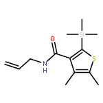 3-Thiophenecarboxamide,4,5-dimethyl-N-2-propen-1-yl-2-(trimethylsilyl)-