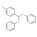 Benzene, 1-[bis(phenylthio)methyl]-4-fluoro-