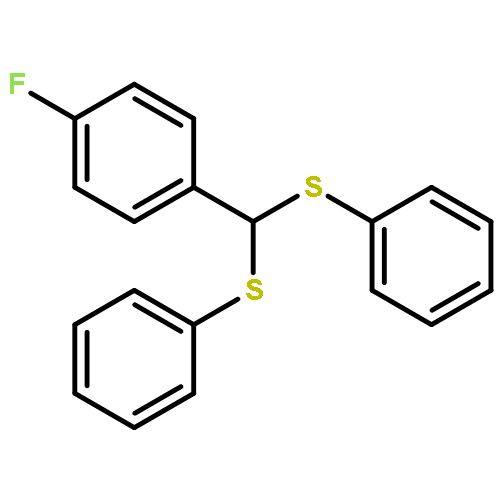 Benzene, 1-[bis(phenylthio)methyl]-4-fluoro-