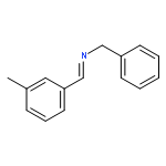 Benzenemethanamine, N-[(3-methylphenyl)methylene]-