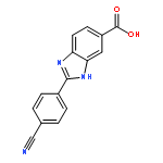 1H-Benzimidazole-6-carboxylicacid, 2-(4-cyanophenyl)-