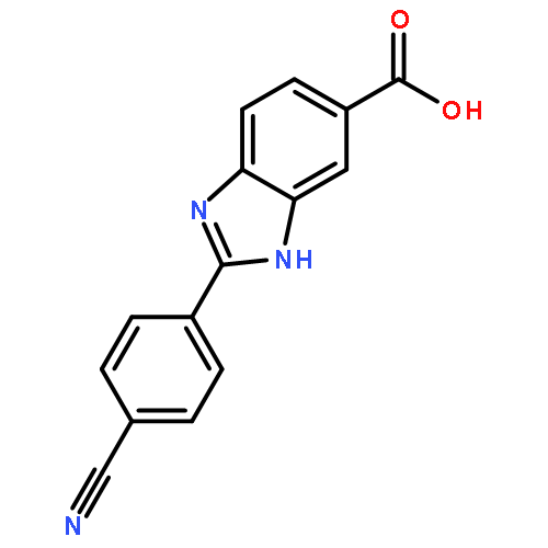 1H-Benzimidazole-6-carboxylicacid, 2-(4-cyanophenyl)-