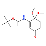 Carbamic acid, (6,6-dimethoxy-3-oxo-1,4-cyclohexadien-1-yl)-,1,1-dimethylethyl ester