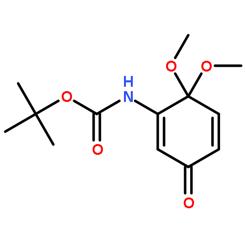 Carbamic acid, (6,6-dimethoxy-3-oxo-1,4-cyclohexadien-1-yl)-,1,1-dimethylethyl ester