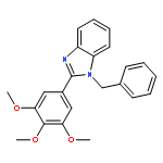 1H-Benzimidazole, 1-(phenylmethyl)-2-(3,4,5-trimethoxyphenyl)-