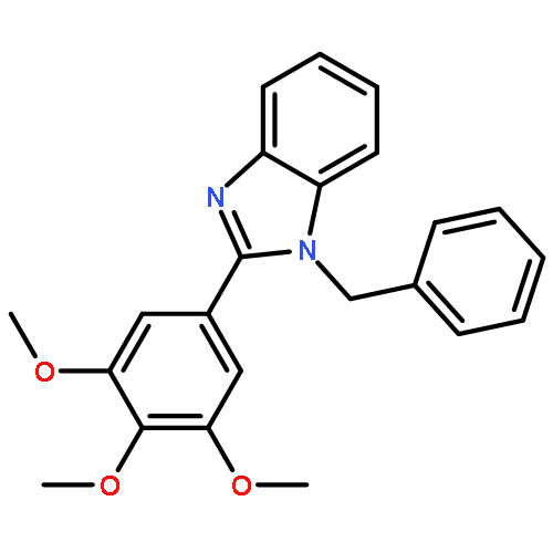 1H-Benzimidazole, 1-(phenylmethyl)-2-(3,4,5-trimethoxyphenyl)-