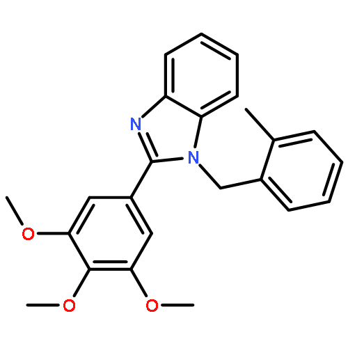 1H-Benzimidazole,1-[(2-methylphenyl)methyl]-2-(3,4,5-trimethoxyphenyl)-