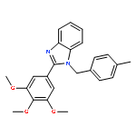 1H-Benzimidazole,1-[(4-methylphenyl)methyl]-2-(3,4,5-trimethoxyphenyl)-