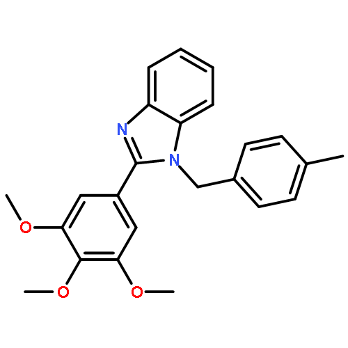 1H-Benzimidazole,1-[(4-methylphenyl)methyl]-2-(3,4,5-trimethoxyphenyl)-