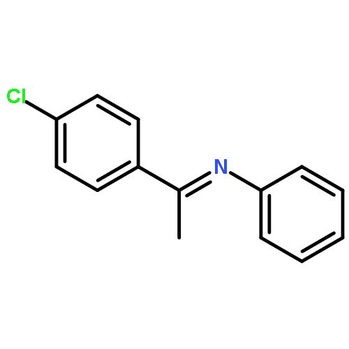 Benzenamine, N-[1-(4-chlorophenyl)ethylidene]-