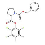 1,2-Pyrrolidinedicarboxylic acid, 2-(pentafluorophenyl) 1-(phenylmethyl)ester, (2S)-