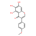 4H-1-Benzopyran-4-one, 5,6,7-trihydroxy-3-(4-methoxyphenyl)-