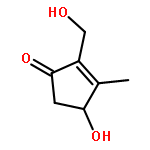 2-Cyclopenten-1-one, 4-hydroxy-2-(hydroxymethyl)-3-methyl- (9CI)