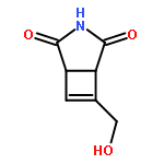 3-Azabicyclo[3.2.0]hept-6-ene-2,4-dione, 6-(hydroxymethyl)- (9CI)