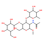 b-D-Glucopyranoside, methylO-6-deoxy-a-L-galactopyranosyl-(1®3)-O-[b-D-galactopyranosyl-(1®4)]-2-(acetylamino)-2-deoxy-