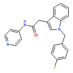 2-[1-(4-Fluorobenzyl)indol-3-yl]-N-(4-pyridyl)acetamide