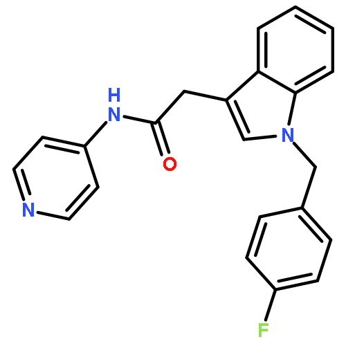 2-[1-(4-Fluorobenzyl)indol-3-yl]-N-(4-pyridyl)acetamide