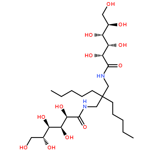 D-Gluconamide, N,N'-(2,2-dipentyl-1,3-propanediyl)bis-