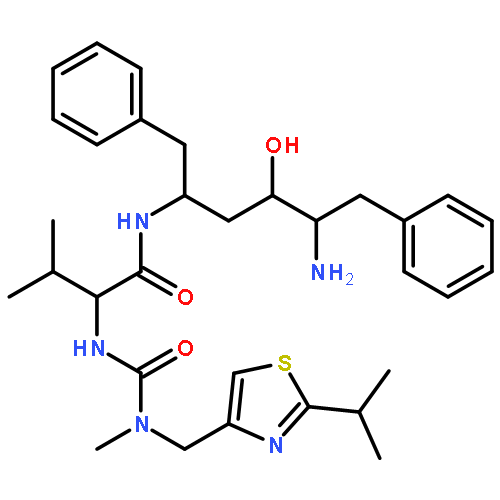 (2S)-N-[(3S)-4-amino-1-benzyl-3-hydroxy-5-phenyl-pentyl]-2-[[(2-isopropylthiazol-4-yl)methyl-methyl-carbamoyl]amino]-3-methyl-butanamide