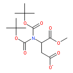 L-Aspartic acid, N,N-bis[(1,1-dimethylethoxy)carbonyl]-, 1-methyl ester