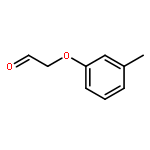 Acetaldehyde, (3-methylphenoxy)- (9CI)