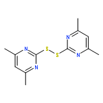 Pyrimidine, 2,2'-dithiobis[4,6-dimethyl-