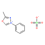 1,3,4-Oxadiazolium, 5-methyl-3-phenyl-, perchlorate