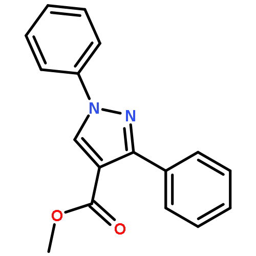 1H-Pyrazole-4-carboxylic acid, 1,3-diphenyl-, methyl ester