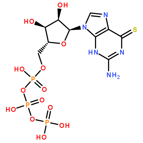 Guanosine5'-(tetrahydrogen triphosphate), 6-thio-