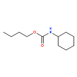 Carbamic acid, cyclohexyl-, butyl ester