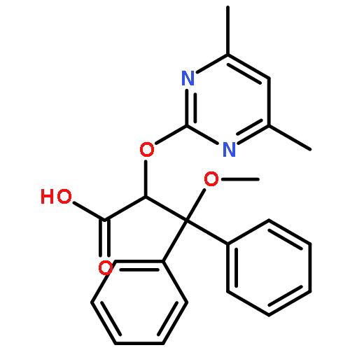 (S)-2-(4,6-Dimethylpyrimidin-2-yloxy)-3-methoxy-3,3-diphenylpropanoic acid