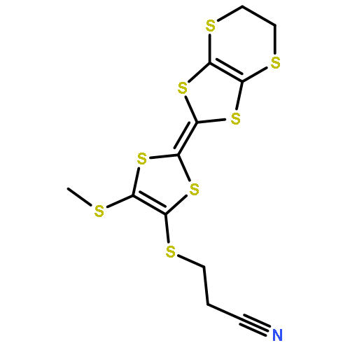 Propanenitrile,3-[[2-(5,6-dihydro-1,3-dithiolo[4,5-b][1,4]dithiin-2-ylidene)-5-(methylthio)-1,3-dithiol-4-yl]thio]-