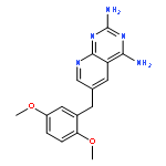 Pyrido[2,3-d]pyrimidine-2,4-diamine, 6-[(2,5-dimethoxyphenyl)methyl]-