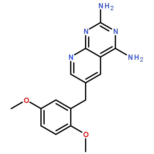 Pyrido[2,3-d]pyrimidine-2,4-diamine, 6-[(2,5-dimethoxyphenyl)methyl]-