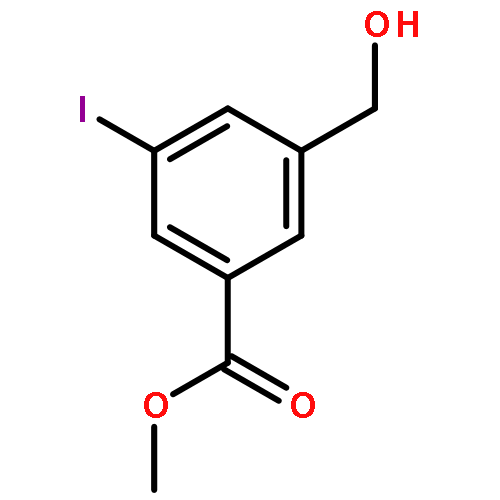 Benzoic acid, 3-(hydroxymethyl)-5-iodo-, methyl ester