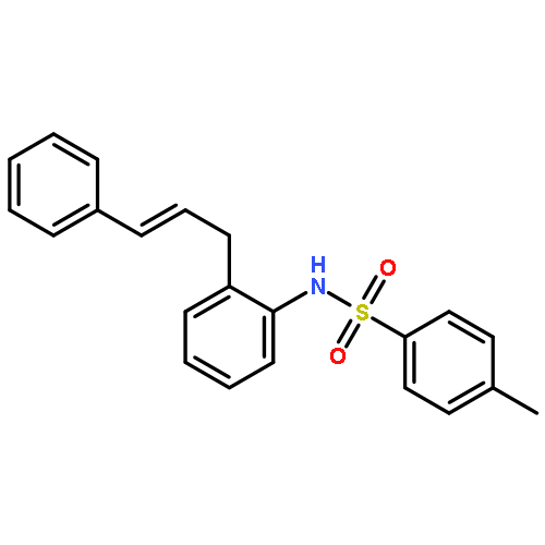 Benzenesulfonamide, 4-methyl-N-[2-(3-phenyl-2-propenyl)phenyl]-