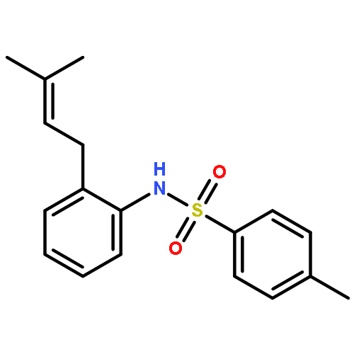 Benzenesulfonamide, 4-methyl-N-[2-(3-methyl-2-butenyl)phenyl]-