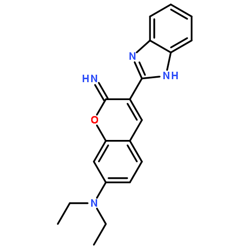 3-(1H-benzoimidazol-2-yl)-N,N-diethyl-2-imino-chromen-7-amine