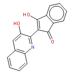 3-hydroxy-2-(3-hydroxy-2-quinolyl)-1H-inden-1-one