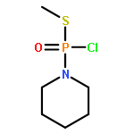 Phosphonochloridothioic acid, 1-piperidinyl-, S-methyl ester