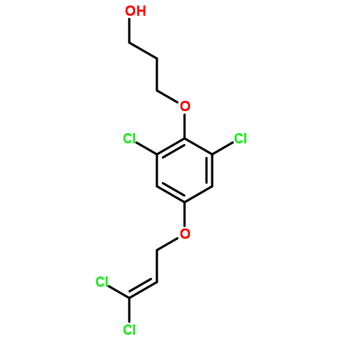 1-Propanol,3-[2,6-dichloro-4-[(3,3-dichloro-2-propen-1-yl)oxy]phenoxy]-