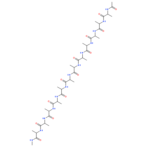 L-Alaninamide,N-acetyl-L-alanyl-L-alanyl-L-alanyl-L-alanyl-L-alanyl-L-alanyl-L-alanyl-L-alanyl-L-alanyl-L-alanyl-L-alanyl-N-methyl-