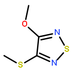 1,2,5-Thiadiazole, 3-methoxy-4-(methylthio)-