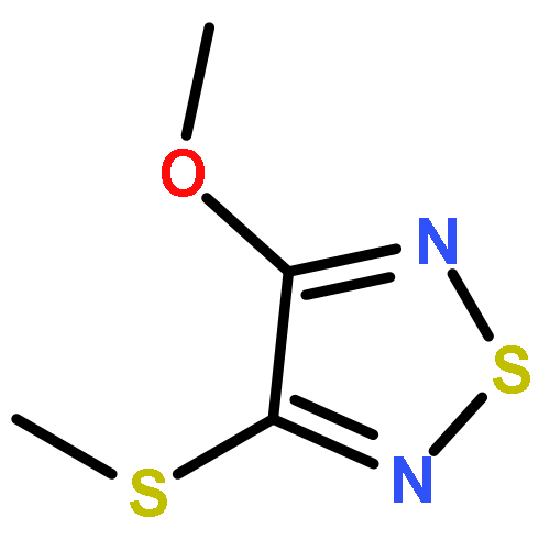 1,2,5-Thiadiazole, 3-methoxy-4-(methylthio)-