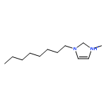 1H-Imidazolium, 1-methyl-3-octyl-