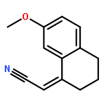 Acetonitrile, (3,4-dihydro-7-methoxy-1(2H)-naphthalenylidene)-, (E)-